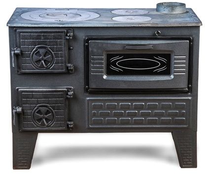 Отопительно-варочная печь МастерПечь ПВ-04 с духовым шкафом, 7,5 кВт в Хабаровске