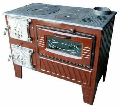 Отопительно-варочная печь МастерПечь ПВ-03 с духовым шкафом, 7.5 кВт в Хабаровске
